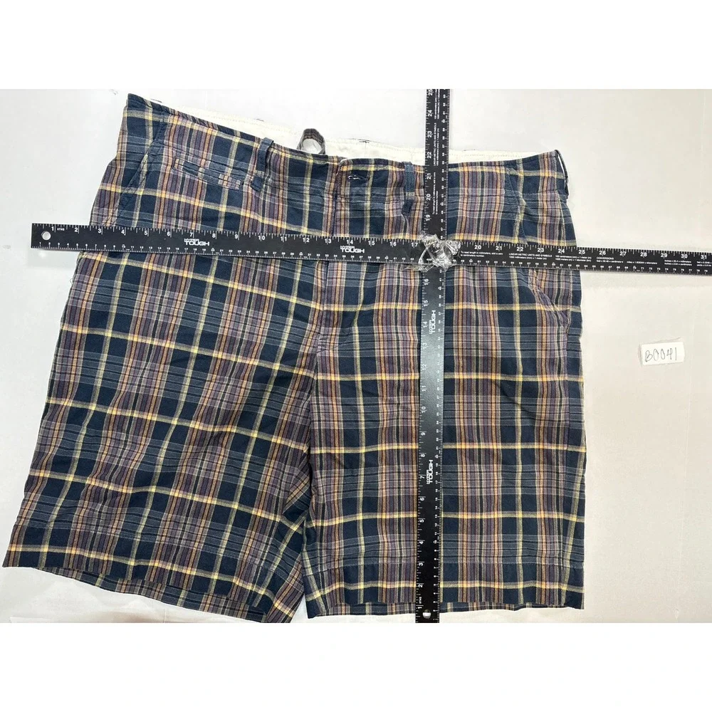 Polo by Ralph Lauren Mens Plaid Shorts Size 40 Cotton Blend‎ Casual